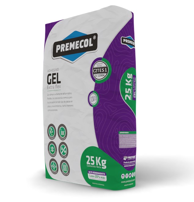 ADHESIVOS Premecol GEL (Gris) 25KG